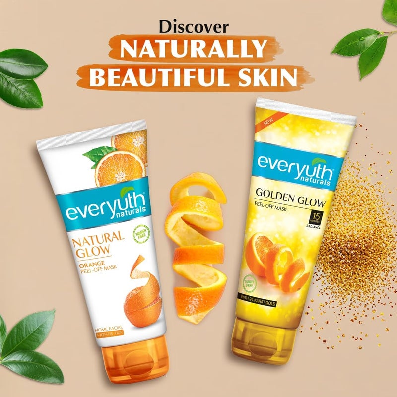 Everyuth Naturals Orange Peel Off Mask - 90g - Paraben Free Facial Treatment - Image 5